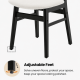 Eric Mid-Century Modern Cane Dining Chairs (Set of 2)