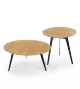 Nicole Round Coffee Table Set of 2