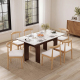 Alex 63'' Rectangle Dining Table Set For 4-6