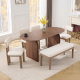 Birch Oval Dining Table Set