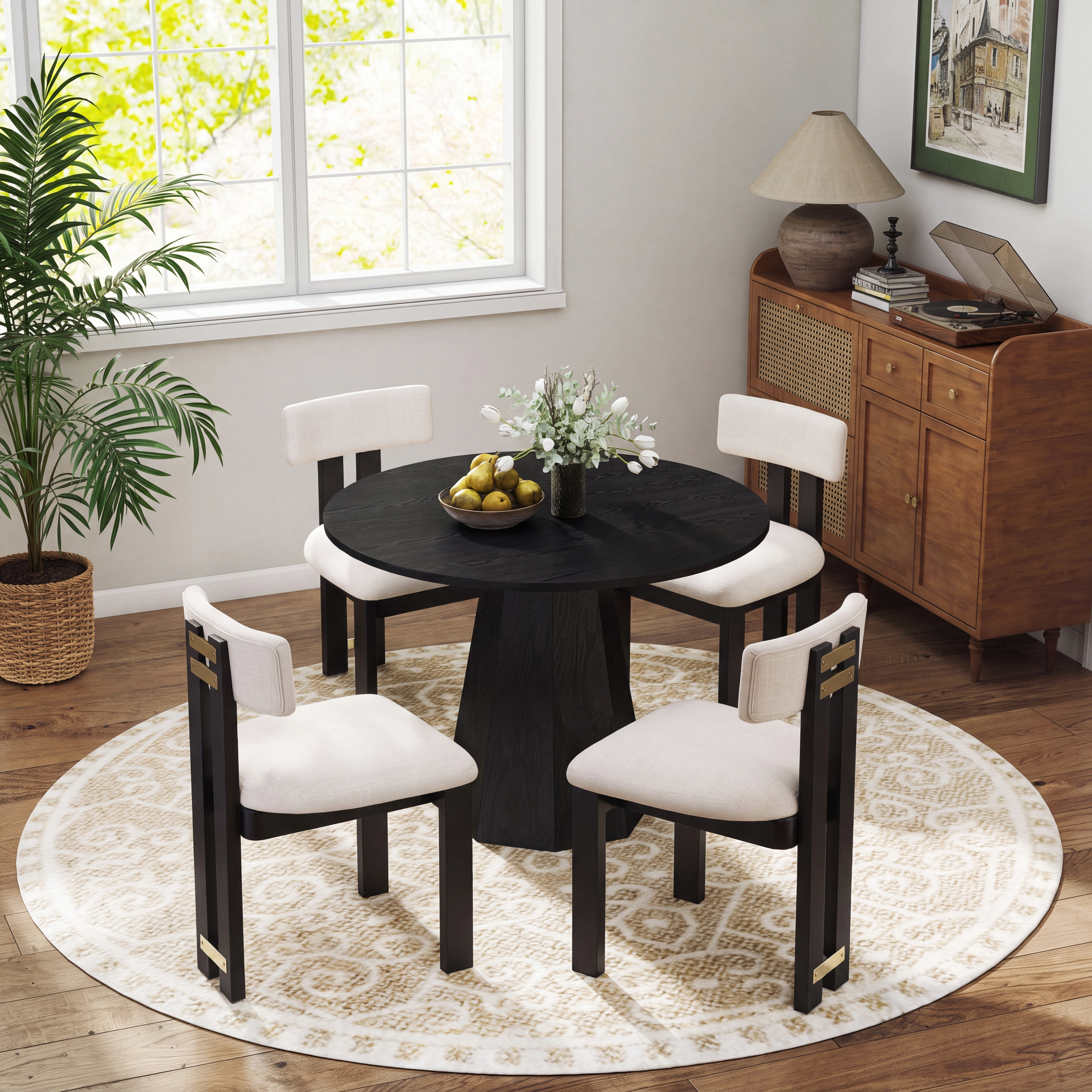 Clark 39" Round Dining Table Set