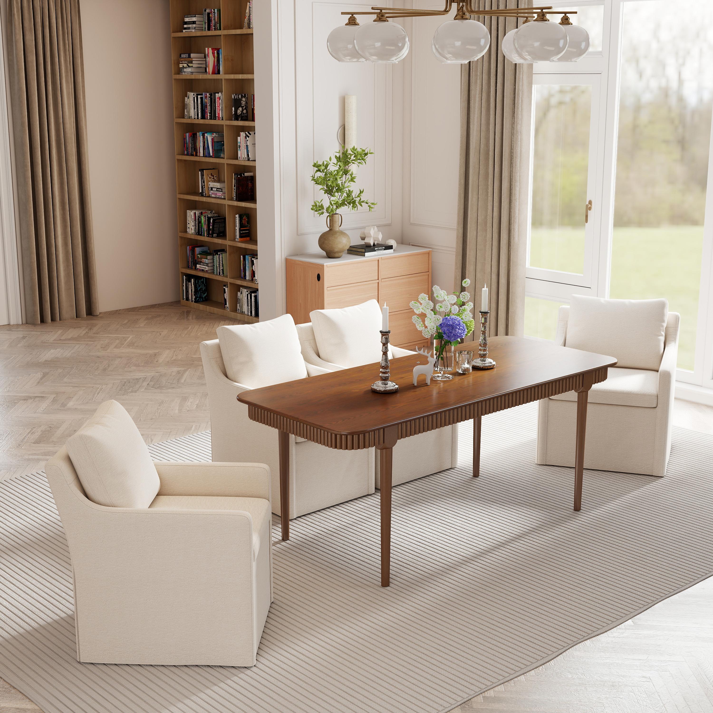 James 63'' Rectangular Dining Table Set