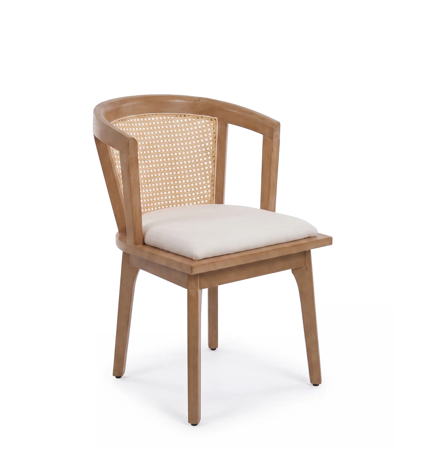 George Modern Farmhouse Upholstered Dining Chairs (Set of 2)