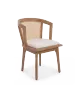 George Modern Farmhouse Upholstered Dining Chairs (Set of 2)
