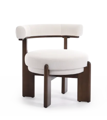 Dawson Modern Geometric Accent Chair & Ottoman Set