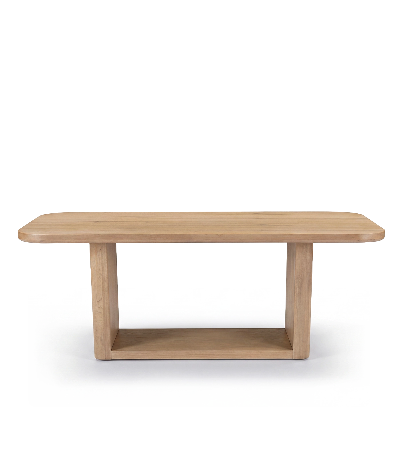 Rowan 79" Rounded Rectangular Dining Table - Oak