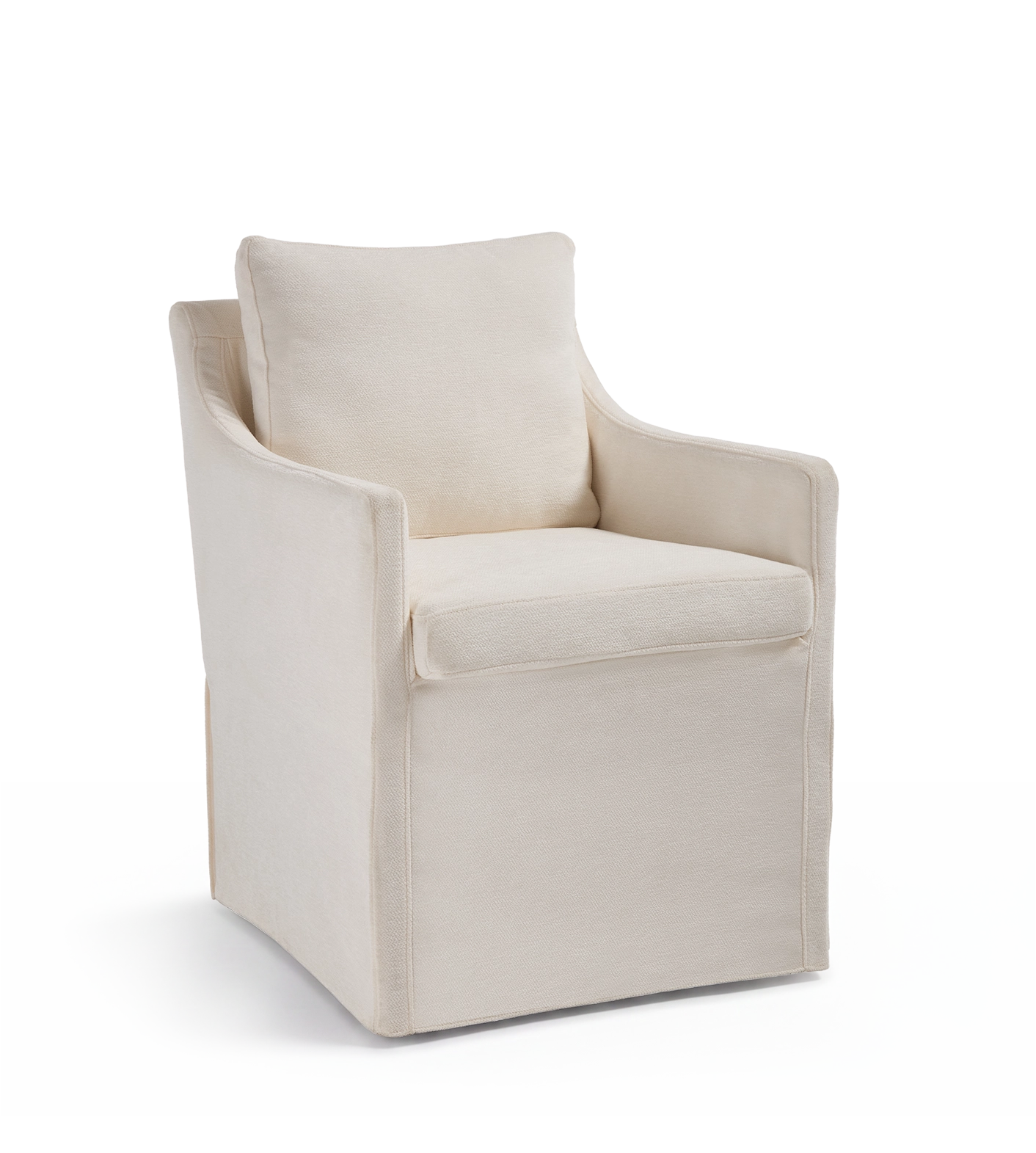 Hank Modern Upholstered Dining Chairs with Arms