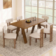 Cross Dining Table Set For 4-6