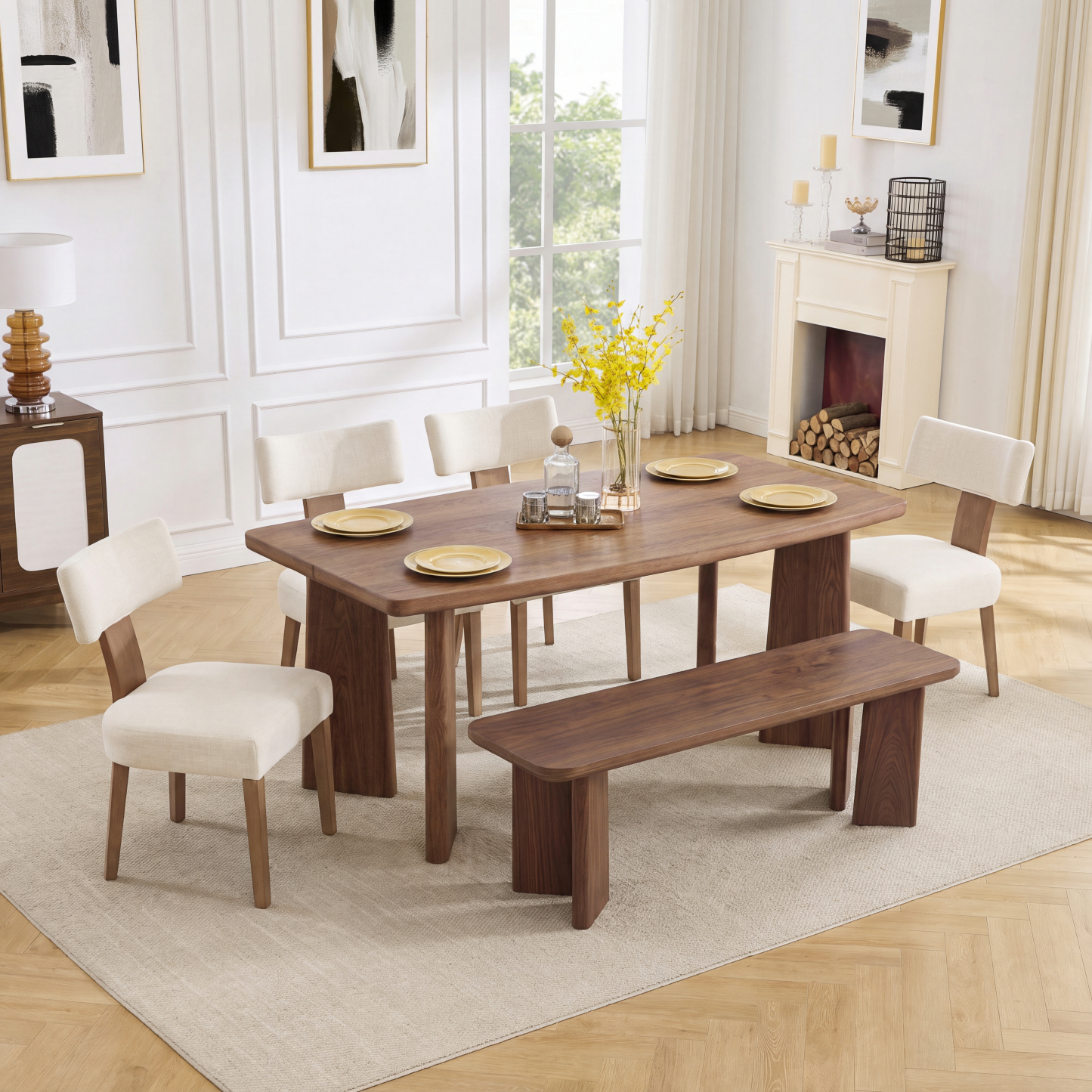 Rectangle Dining Table Set