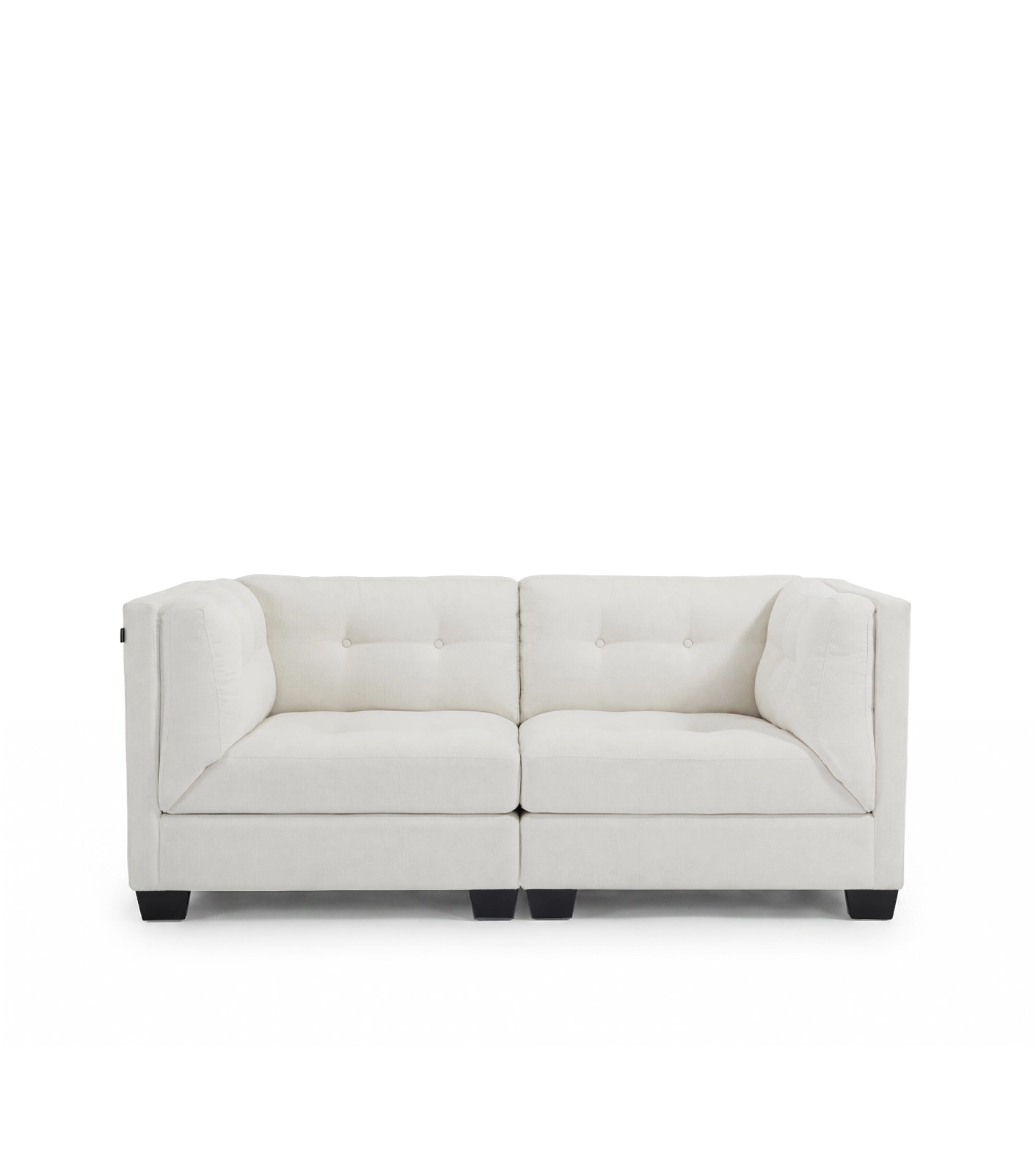 Tilden 4-Pieces Button-Tufted Modular Sectional Sofa - 100 inch
