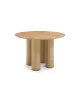 Drift 47.5'' Oak Veneer Round Pedestal Dining Table