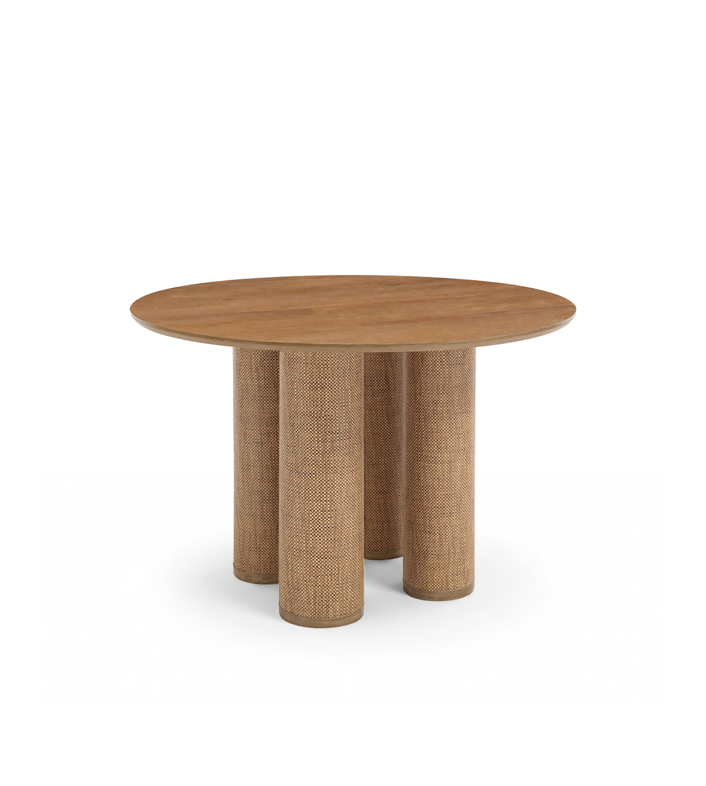 Drift 47.5'' Round Dining Table Walnut