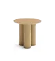 Drift 19.5'' Round Oak Side Table