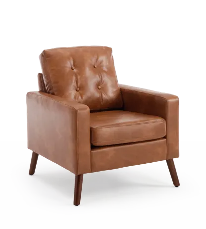 London PU Leather Lounge Chair