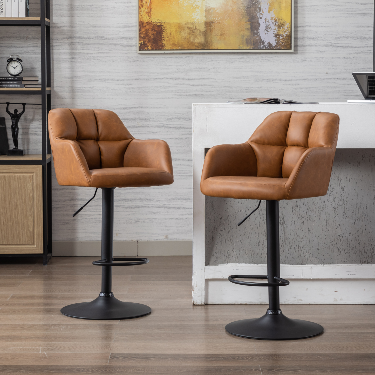 Kealey Counter & Bar Stools (Set of 2)