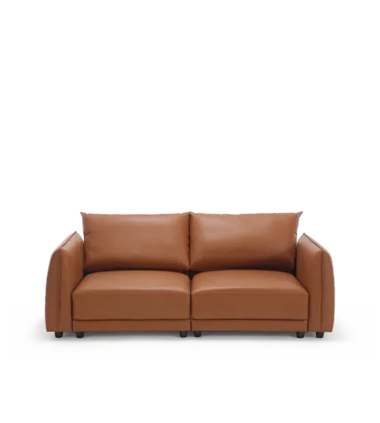 Leen Sectional Sofa - Modern Brown Sofa