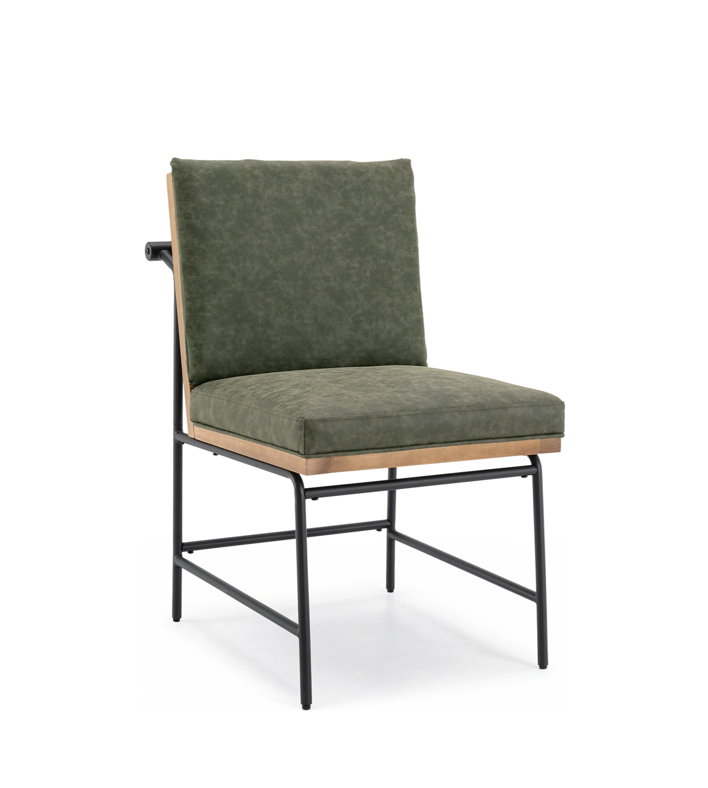 Ramsey Modern Industrial Dining Chairs (Set of 2)