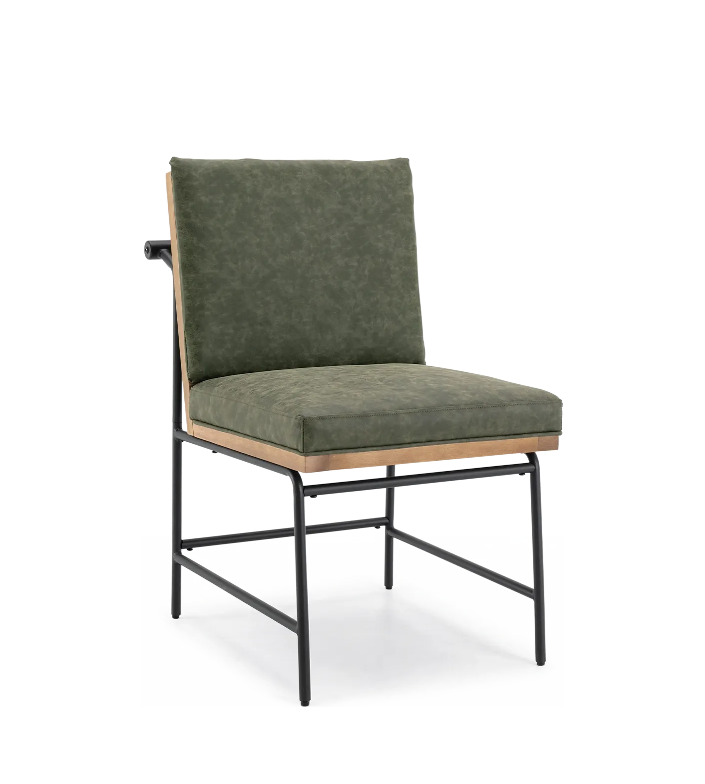 Ramsey Modern Industrial Dining Chairs (Set of 2)