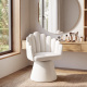 Winnie Chenille Swivel Chair