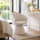 Winnie Chenille Swivel Chair
