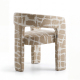 Dove Modern Upholstered Dining Chair-