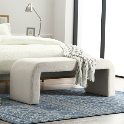 Yeelen Fuzzy Upholstery Bench