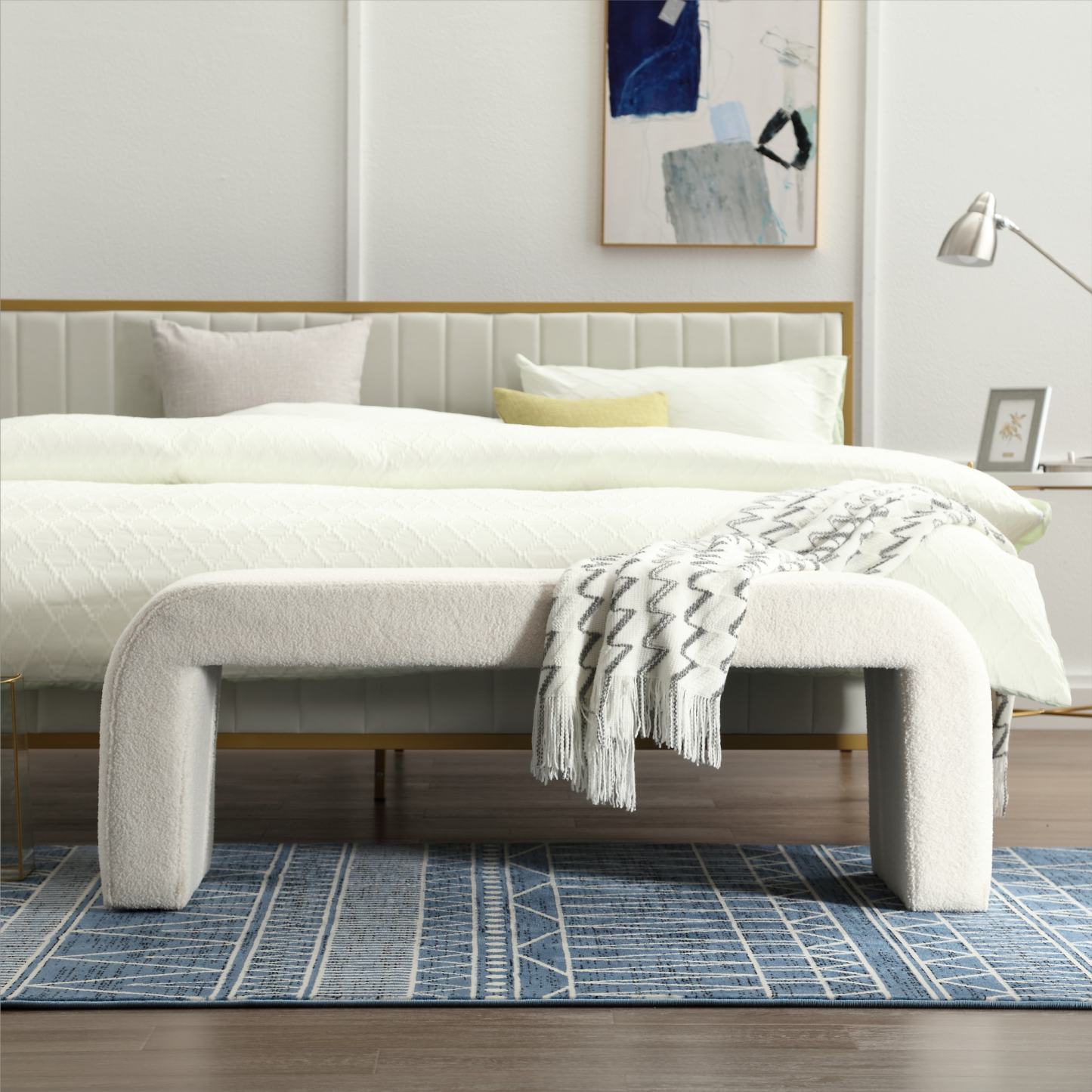 Yeelen Fuzzy Upholstery Bench