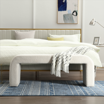 Yeelen Fuzzy Upholstery Bench
