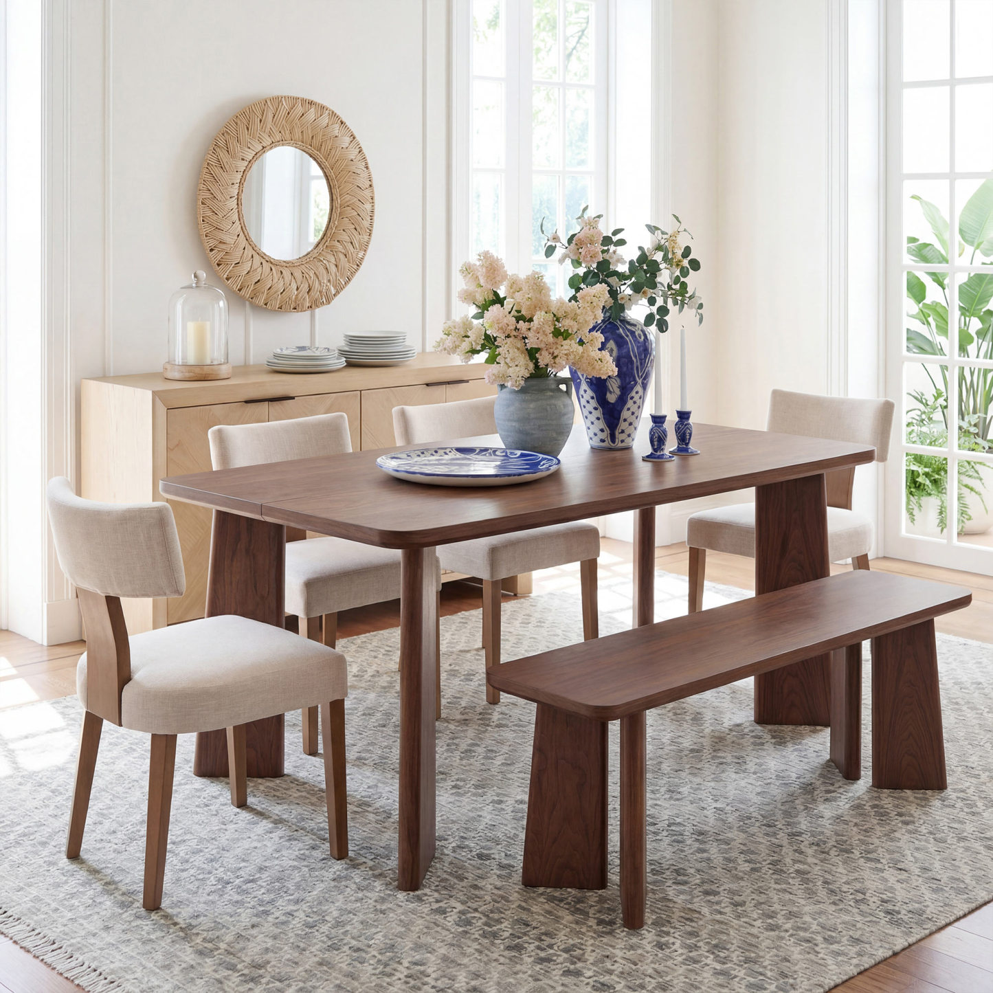 Rectangle Dining Bench