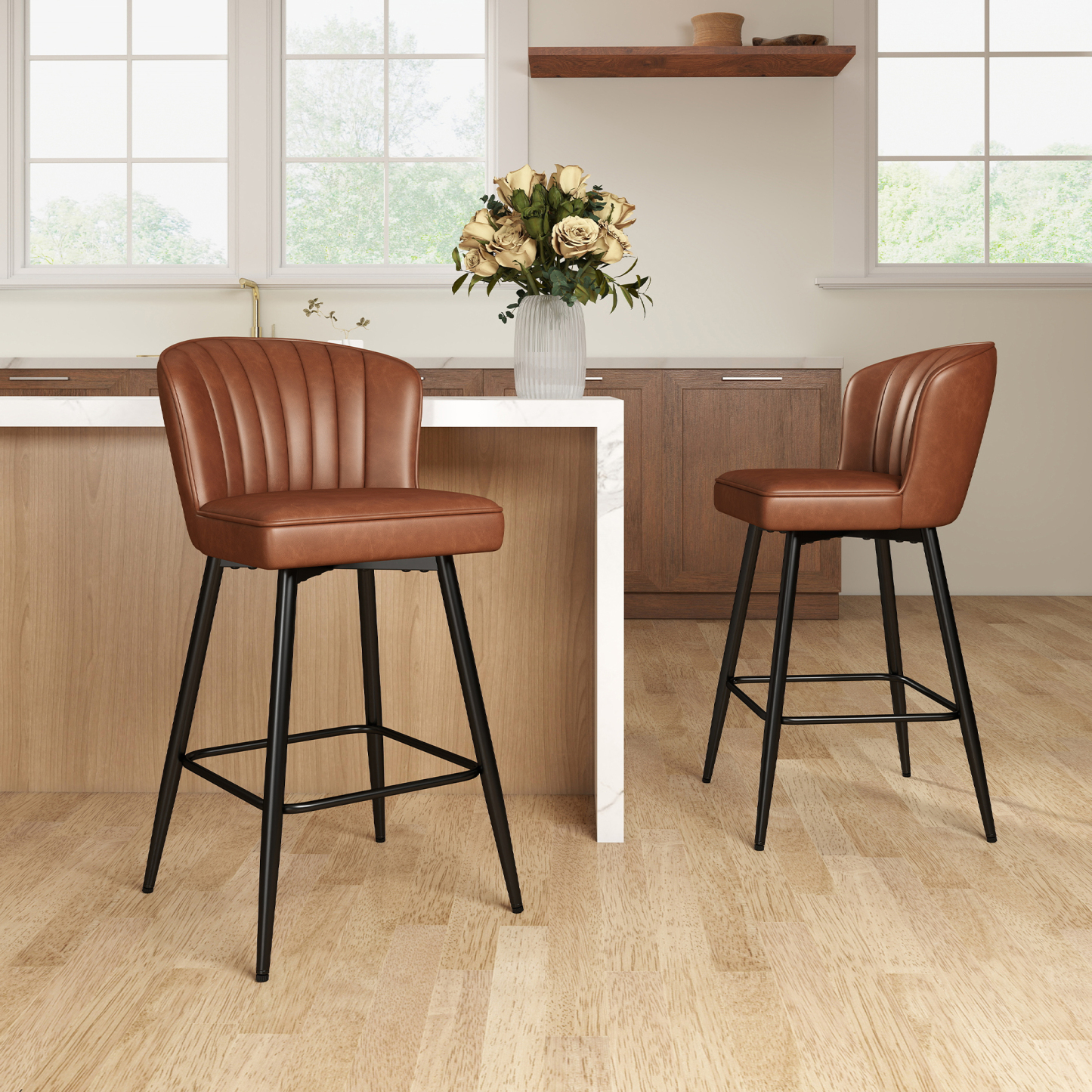 Cameo Counter & Bar Stools (Set of 2)