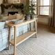 Karen 46'' Two Layered Console Table 