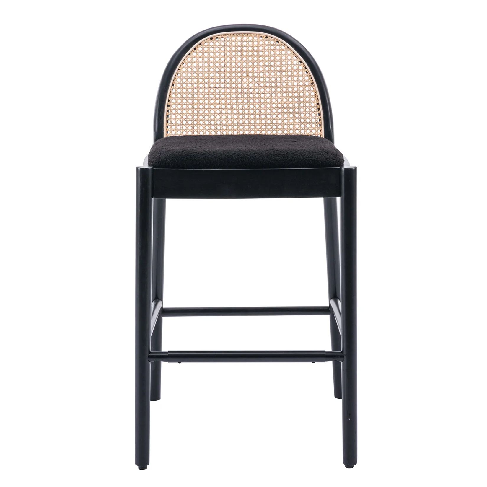 Salem Round Rattan Bar Stools (Set of 2)