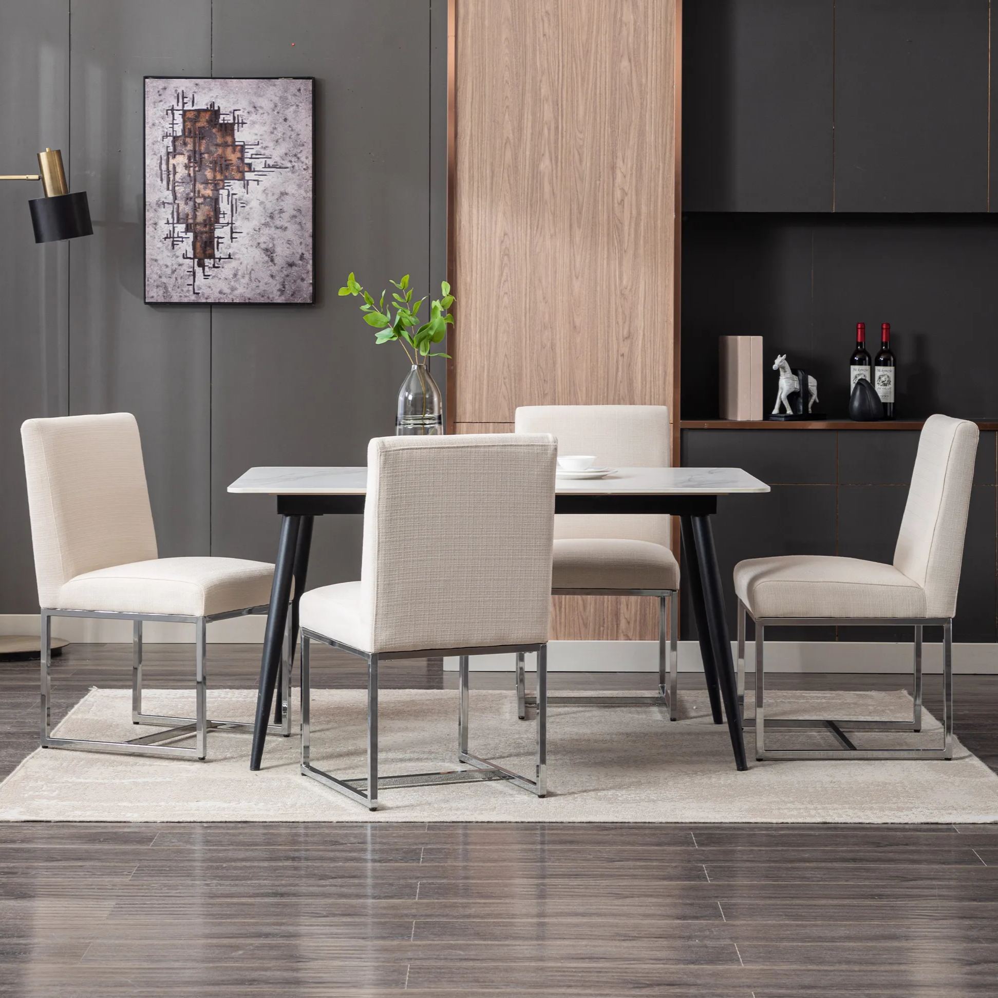 Rectangle Dining Chairs (Set of 2)