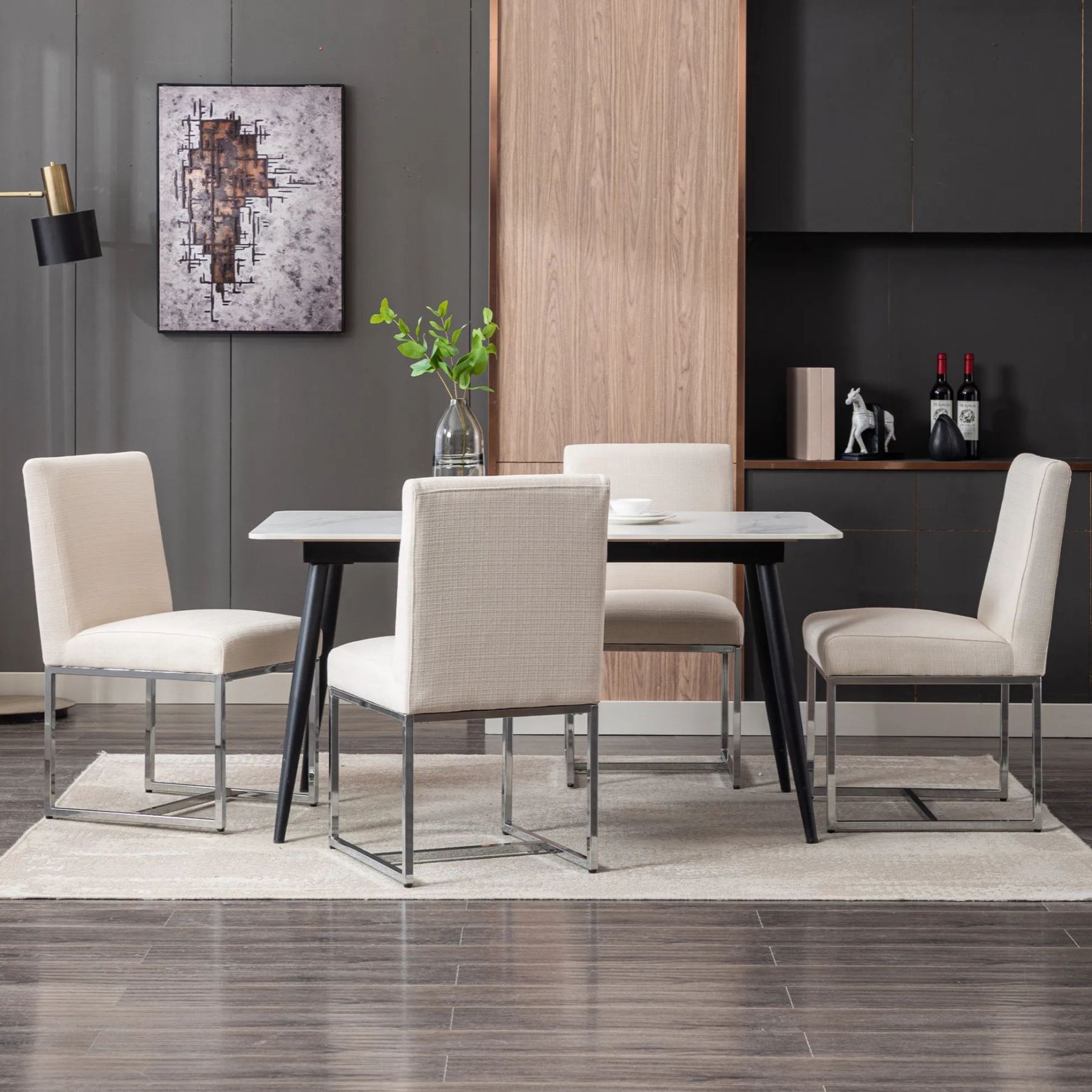 Rectangle Dining Chairs (Set of 2)