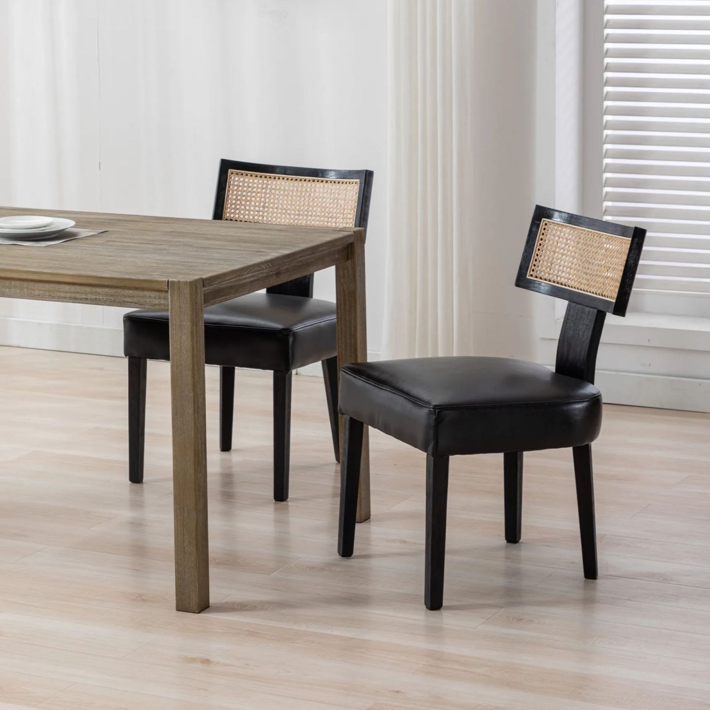 Payson Cane Dining Chairs (Set of 2)