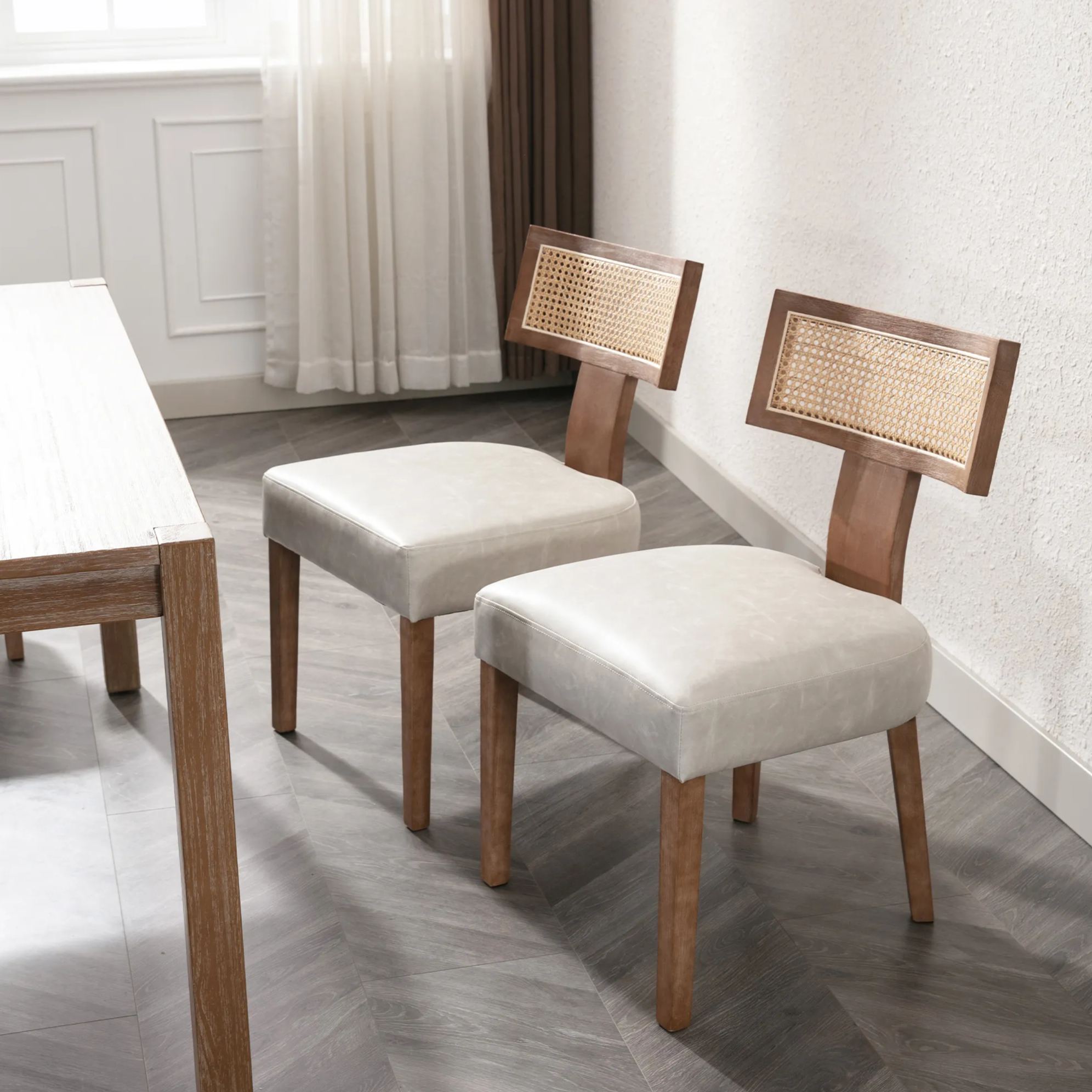 Payson Cane Dining Chairs (Set of 2)