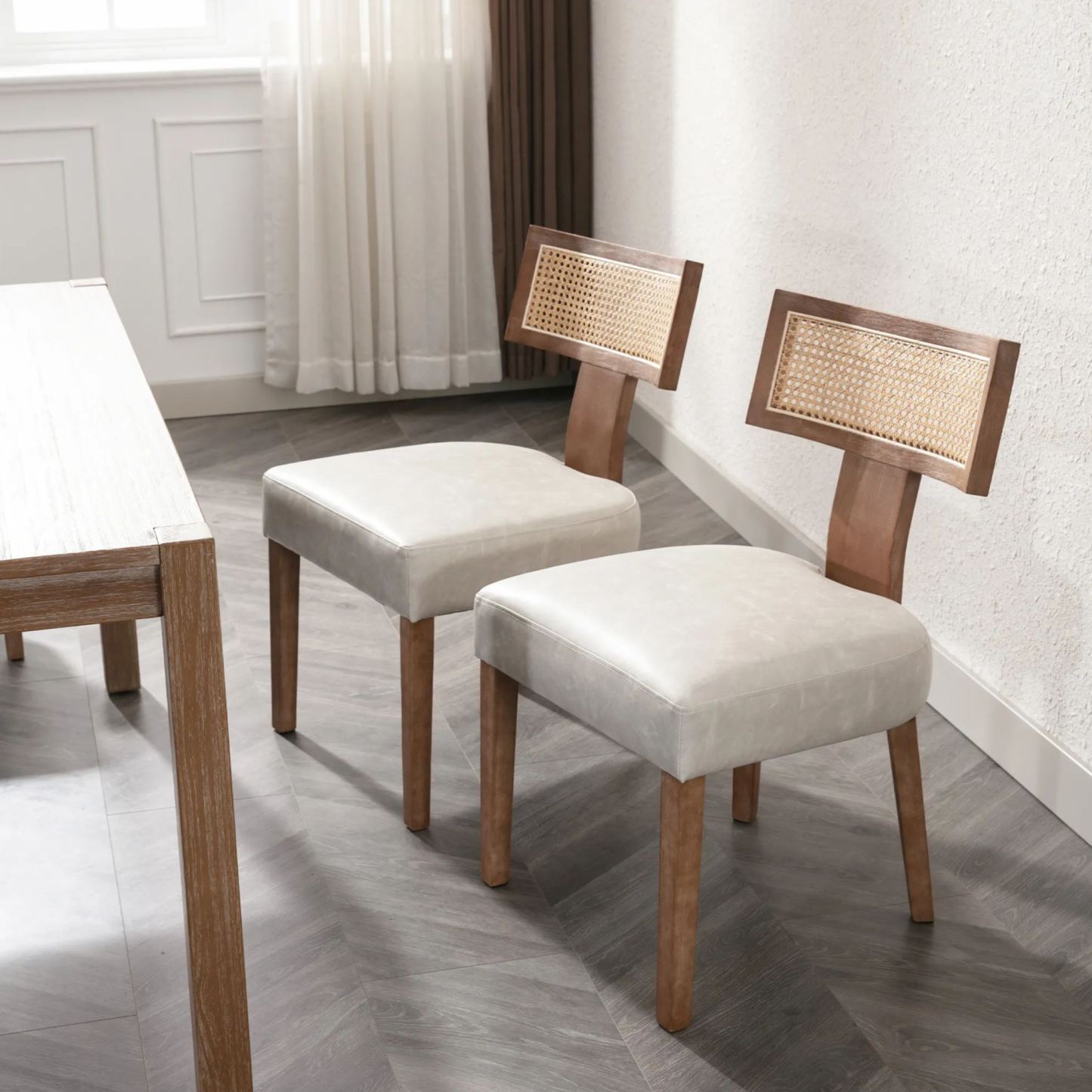 Payson Cane Dining Chairs (Set of 2)