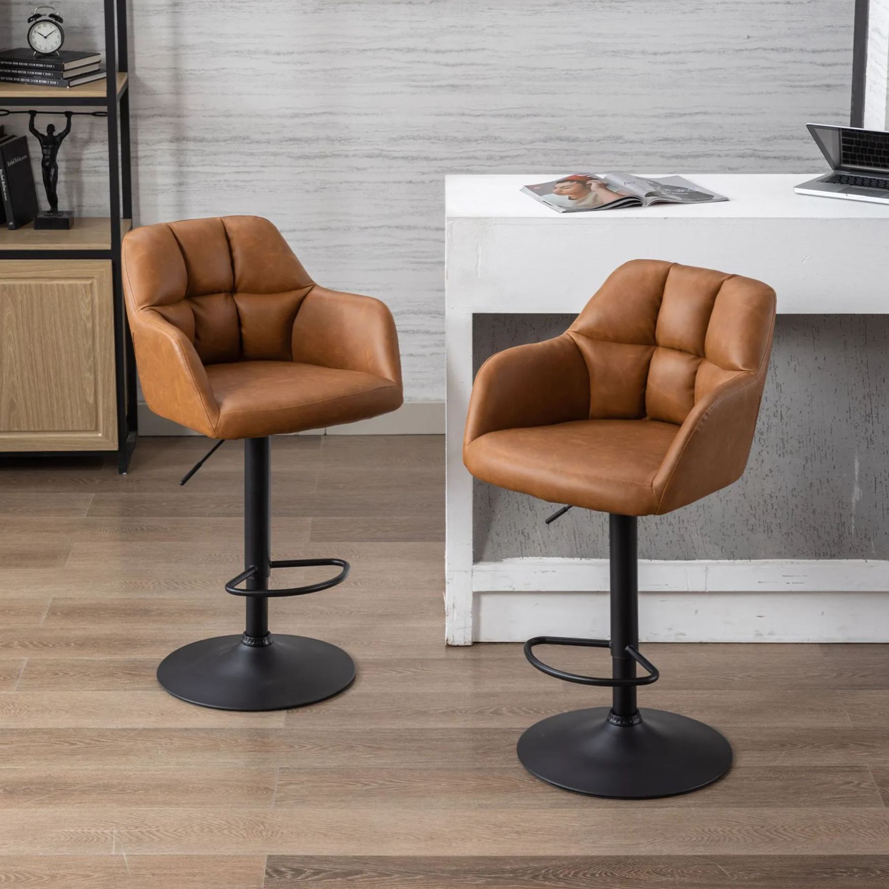 Kealey Counter & Bar Stools (Set of 2)