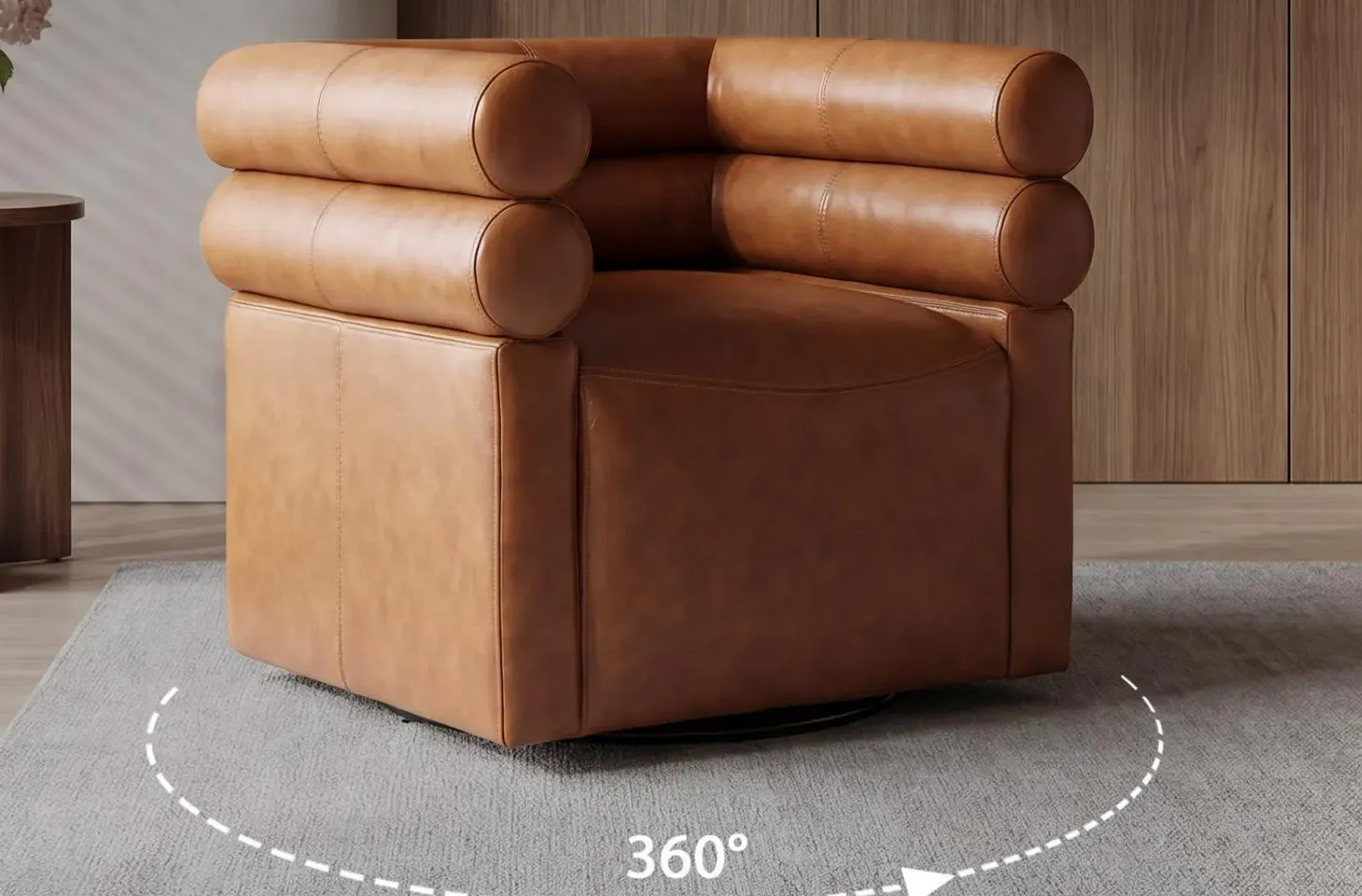 Smooth 360-degree swivel base