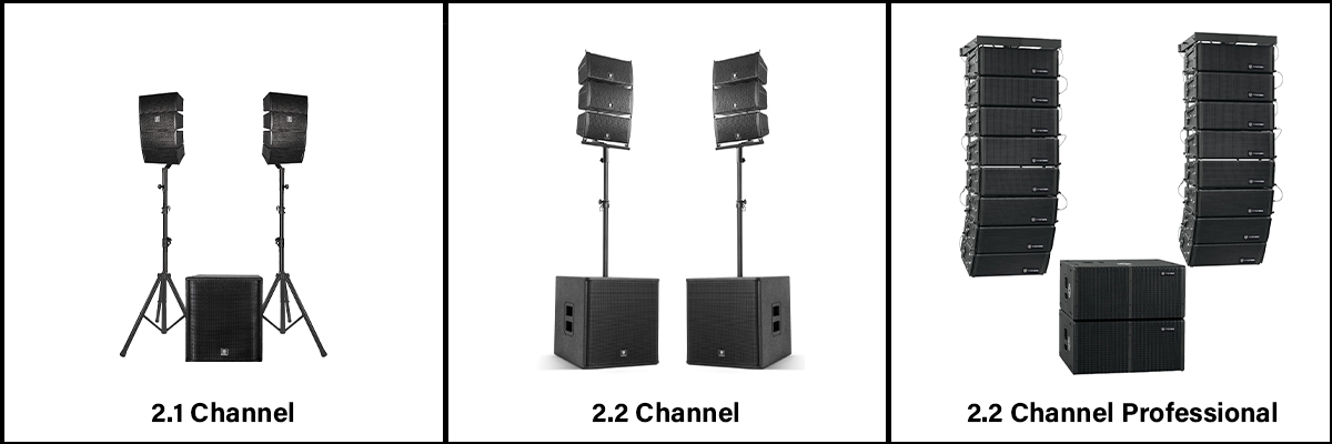 Different PA systems