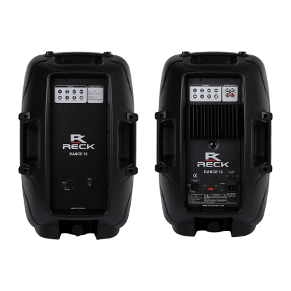 PRORECK Powerful 12-inch DJ speaker with crystal-clear sound, wireless connectivity—perfect for DJs, parties