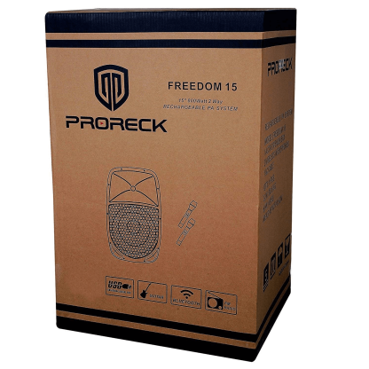 Proreck 15Inch Speaker Freedom 15 Portable
