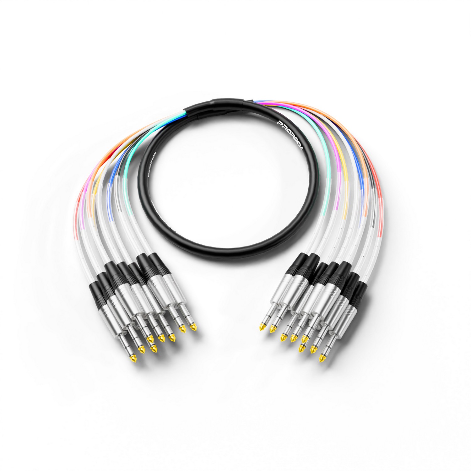 PRORECK 6ft 8-channel TRS to TRS cable full-length image