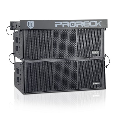PRORECK PR-208AP 8" Powered Line Array Speaker System | 4000W Peak Power|Set of 4 with Flying Hardware