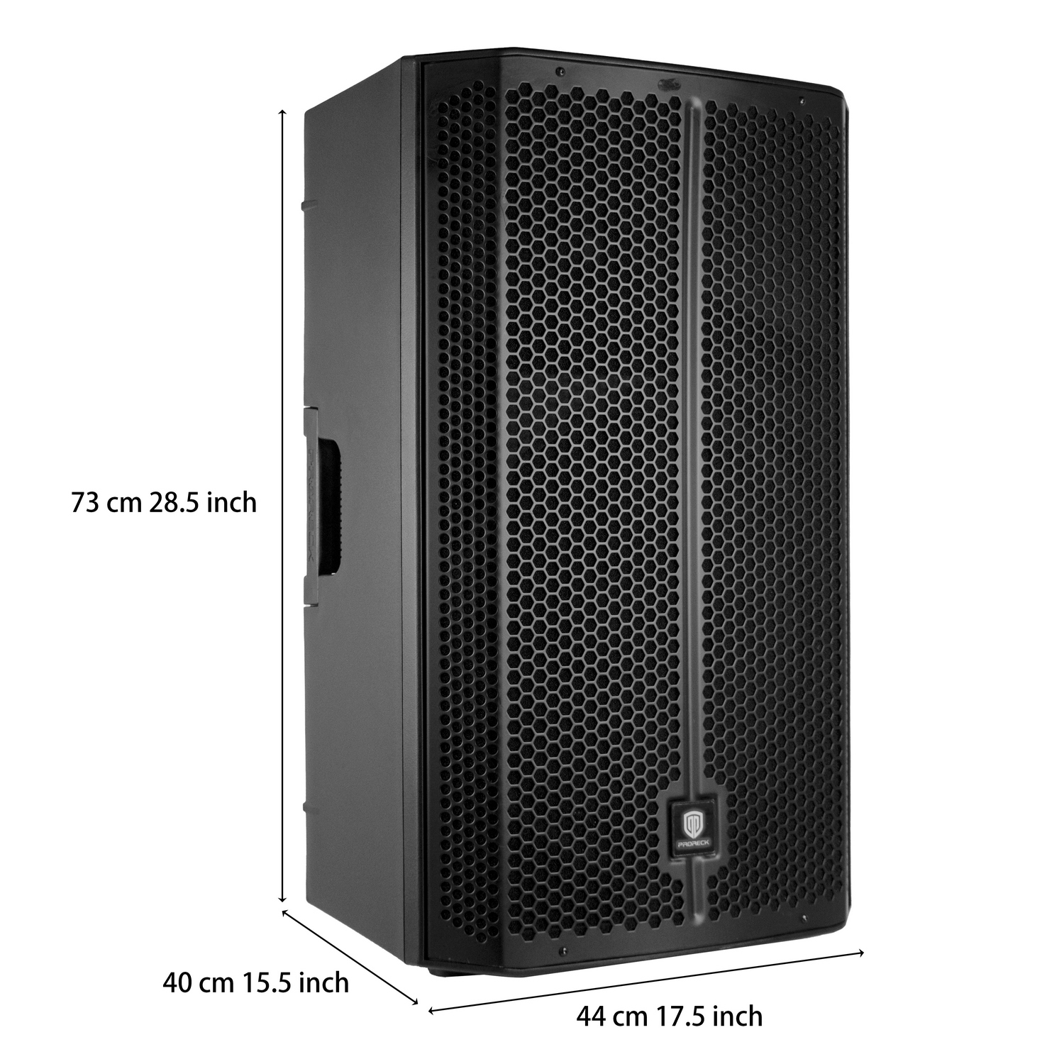  PRORECK PR-915D | 15" Powered PA Speaker with DSP, Bluetooth & Color Display