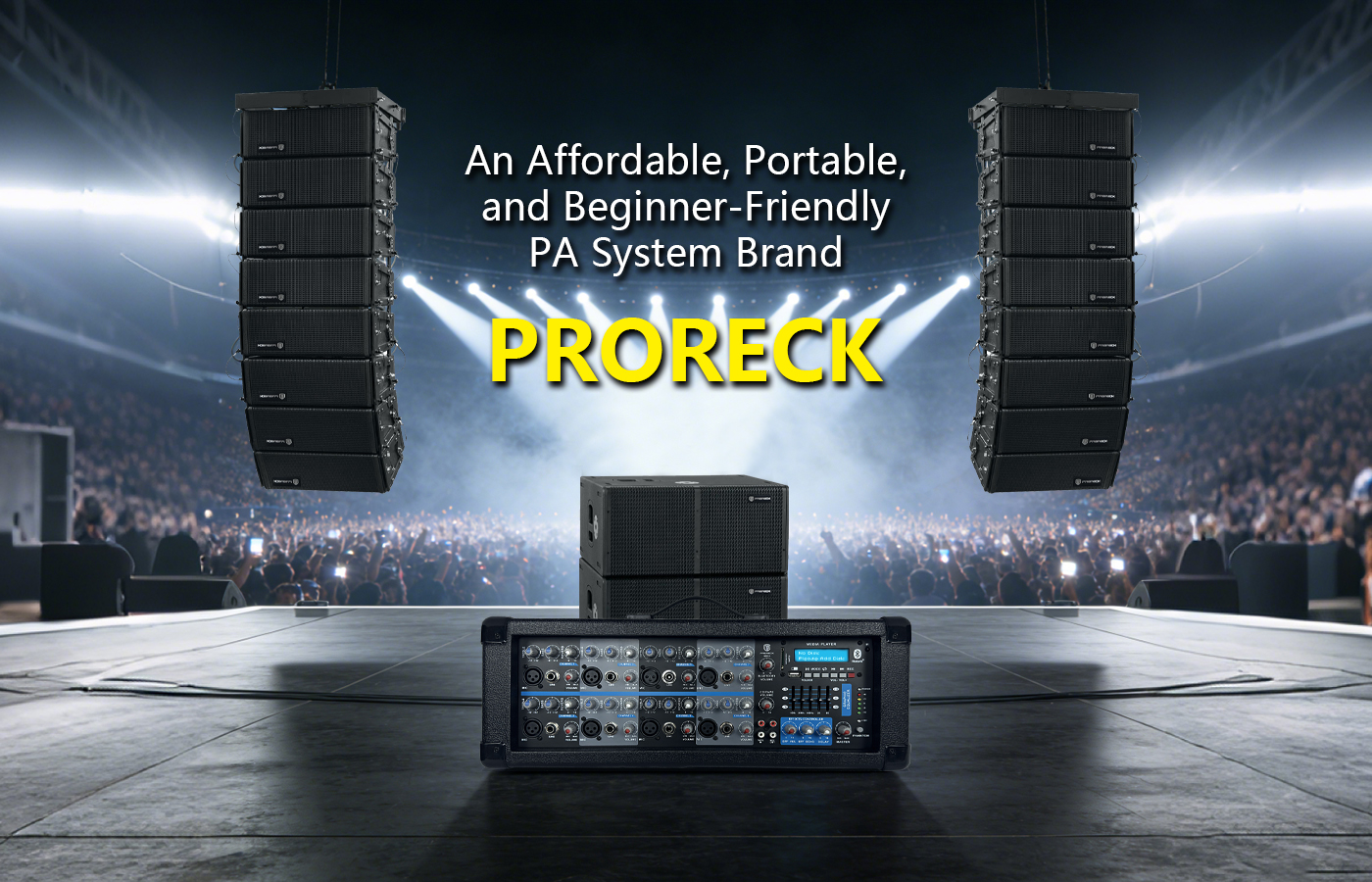 proreck speakers are vvery affordable and portable