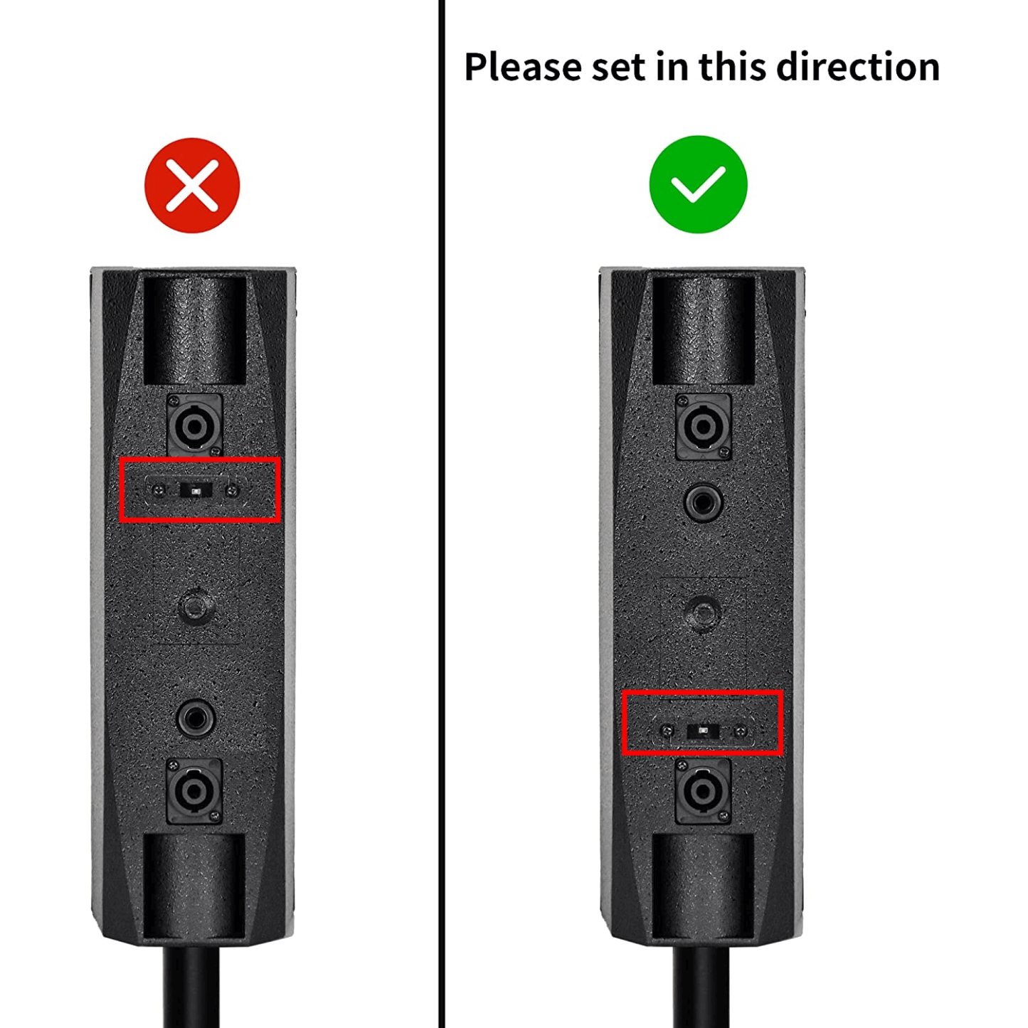 PRORECK Club 2000 | 10-inch Powered PA Speaker System Combo Set |10'' Tower Speaker Install guide