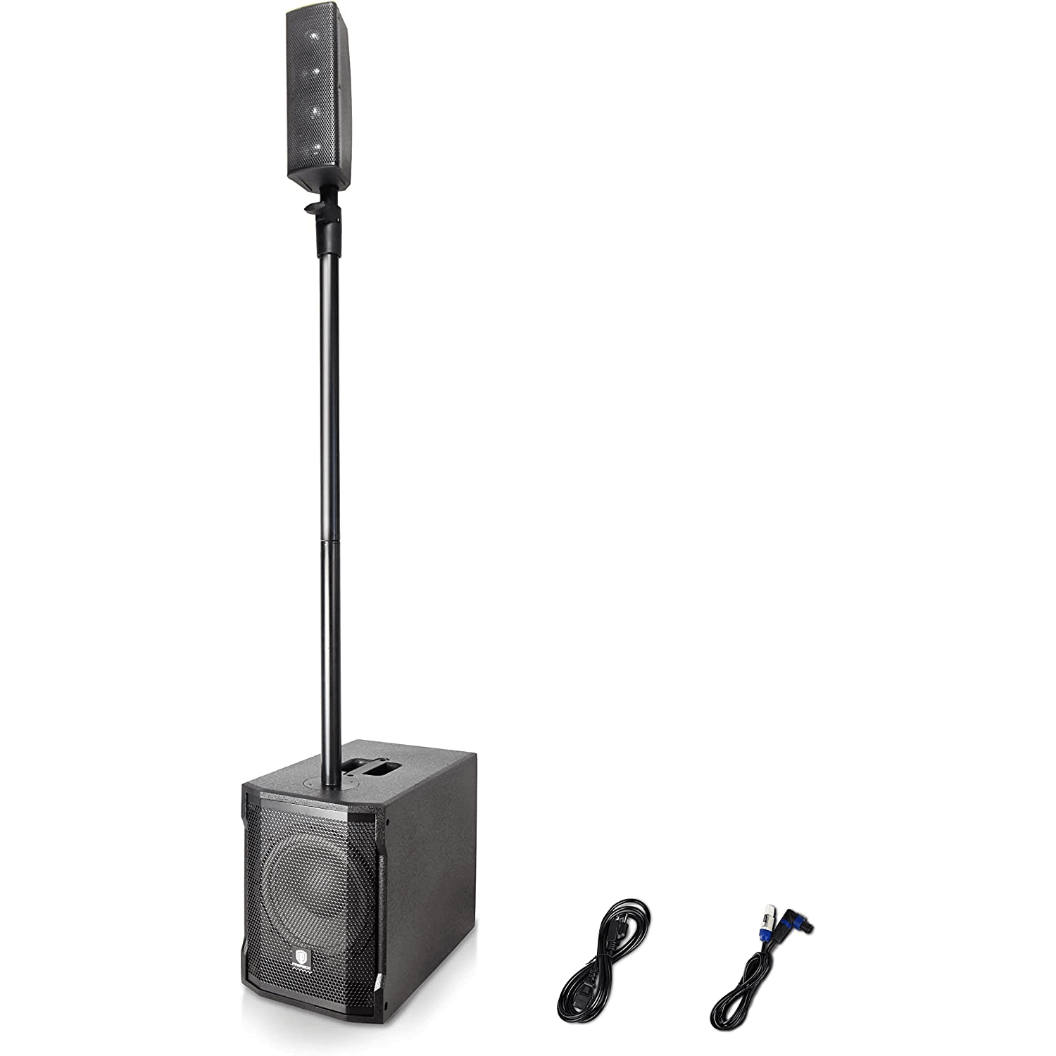 PRORECK Club 2000 | 10-inch Powered PA Speaker System Combo Set |10'' Tower Speaker