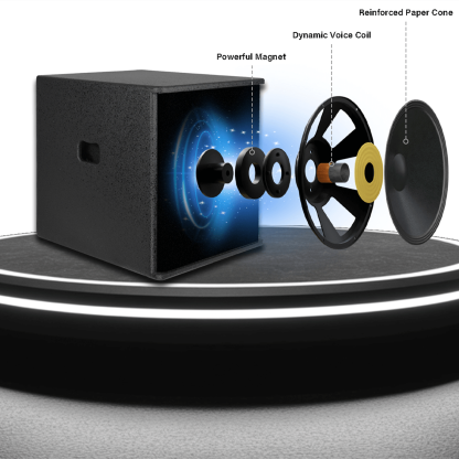 PRORECK Club 3500 | Bluetooth 3500W Party PA System |15''SUB|15 inch powered subwoofer