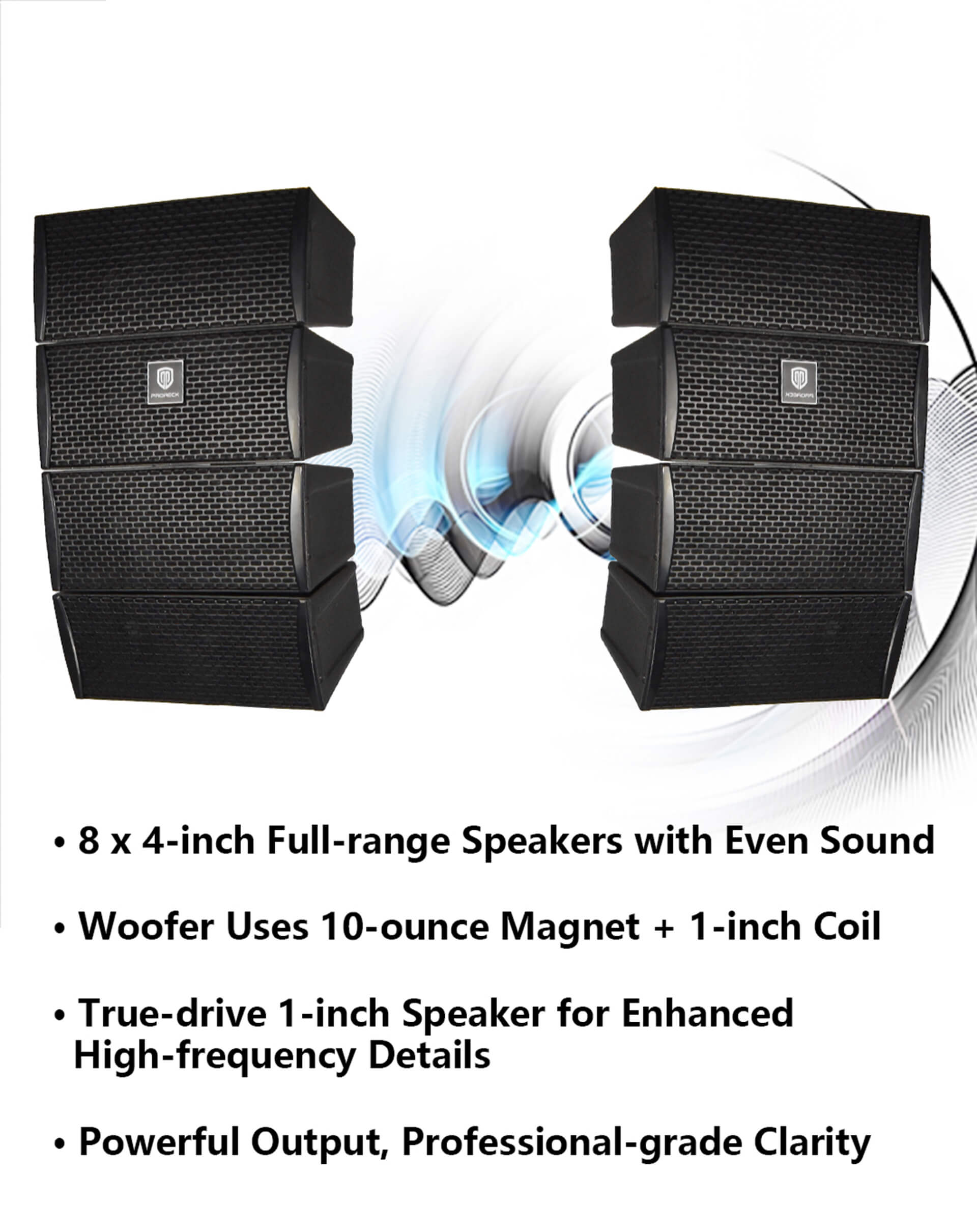 PRORECK-CLUB 3500 PA SYSTEM  INTRODUCE DETAILS-line array speakers